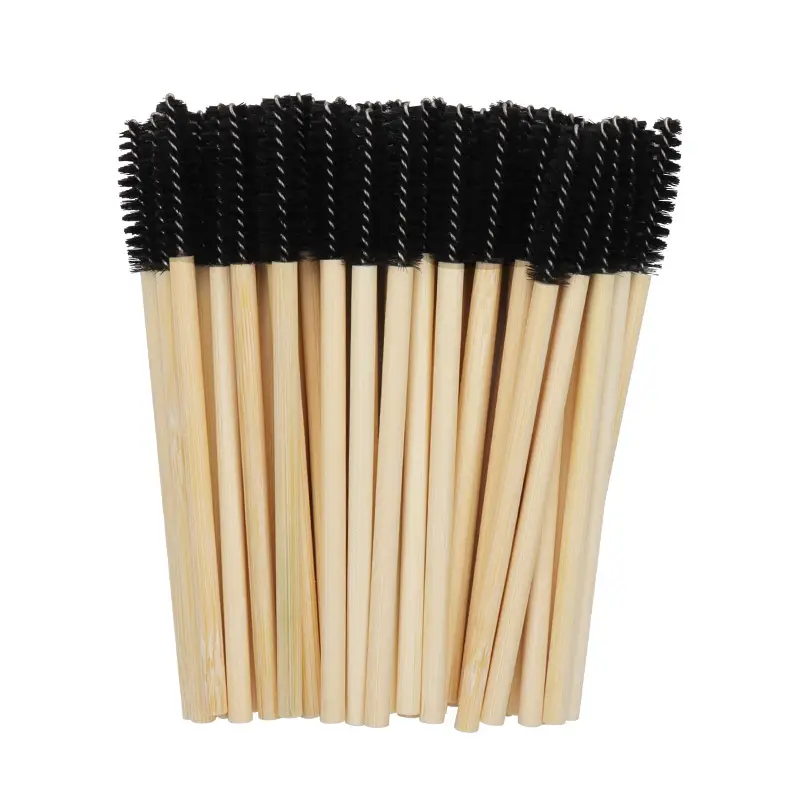 Bamboo Eyelash & Eyebrow Brushes for Makeup