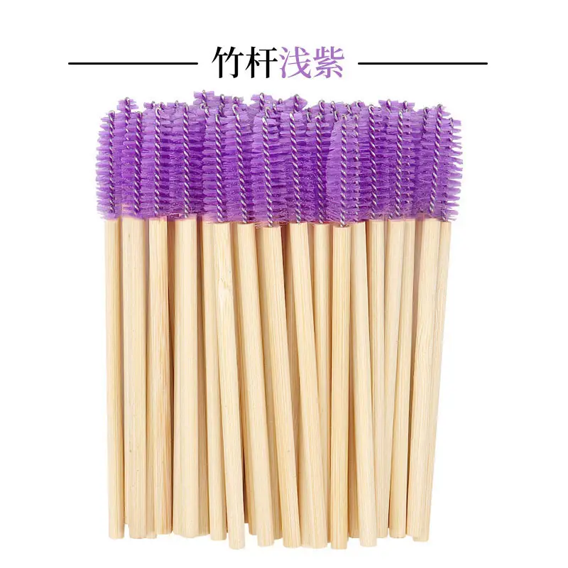 Bamboo Eyelash & Eyebrow Brushes for Makeup - Image 3