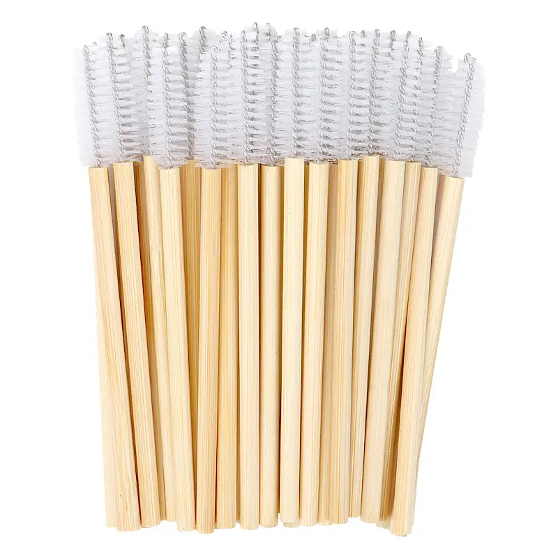 Bamboo Eyelash & Eyebrow Brushes for Makeup - Image 7