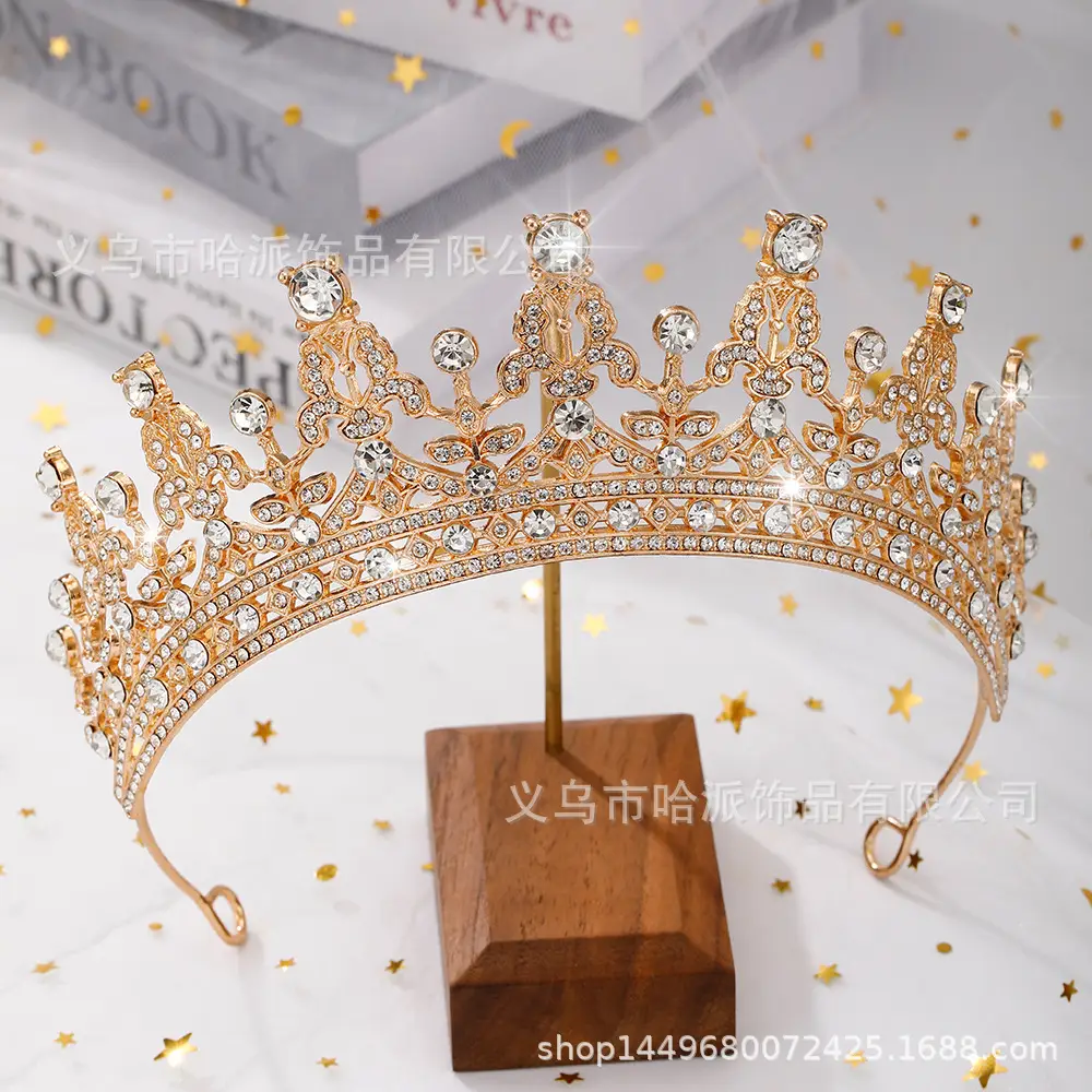 Full Diamond Crown Bride Headband for Wedding Party — feature 11