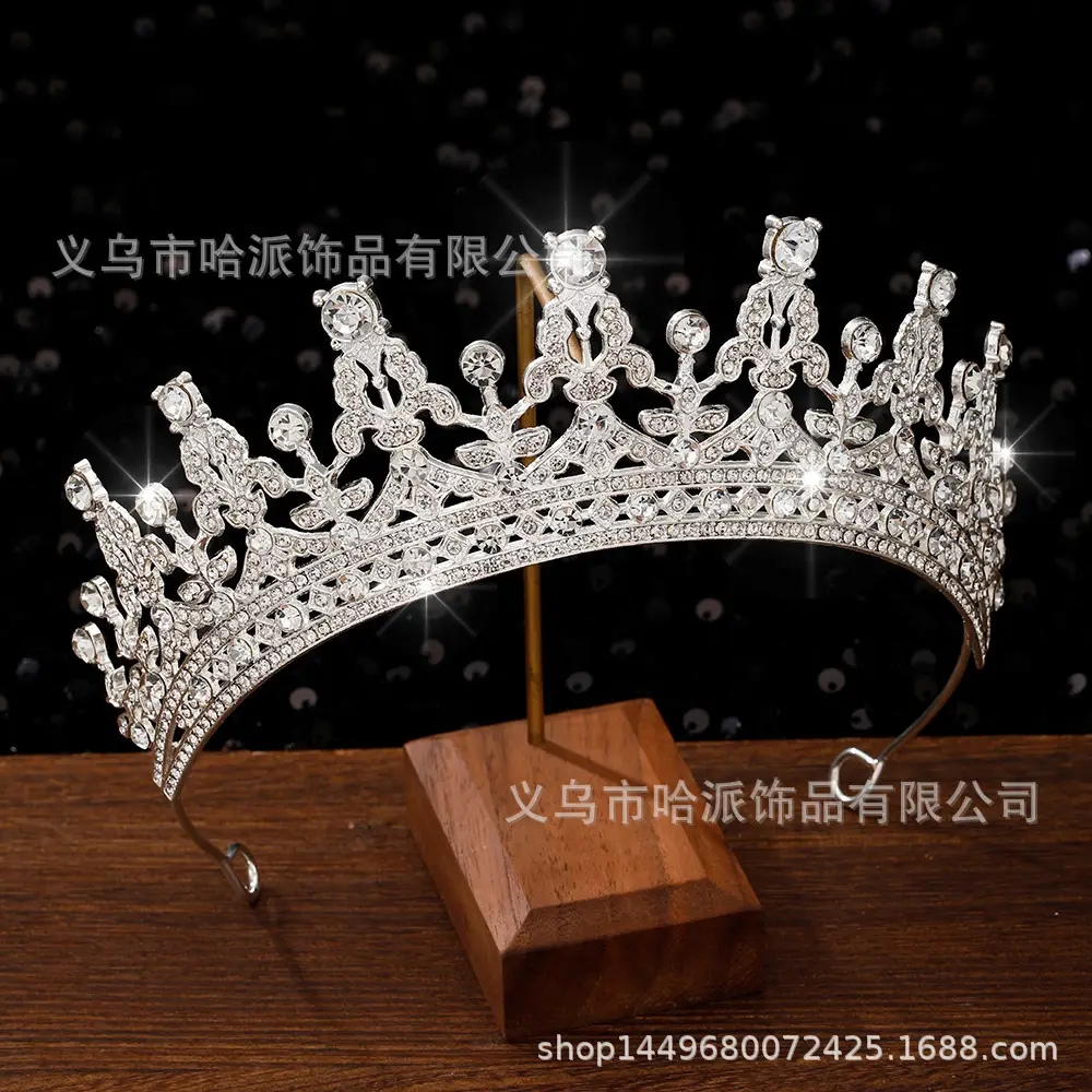 Full Diamond Crown Bride Headband for Wedding Party — feature 12