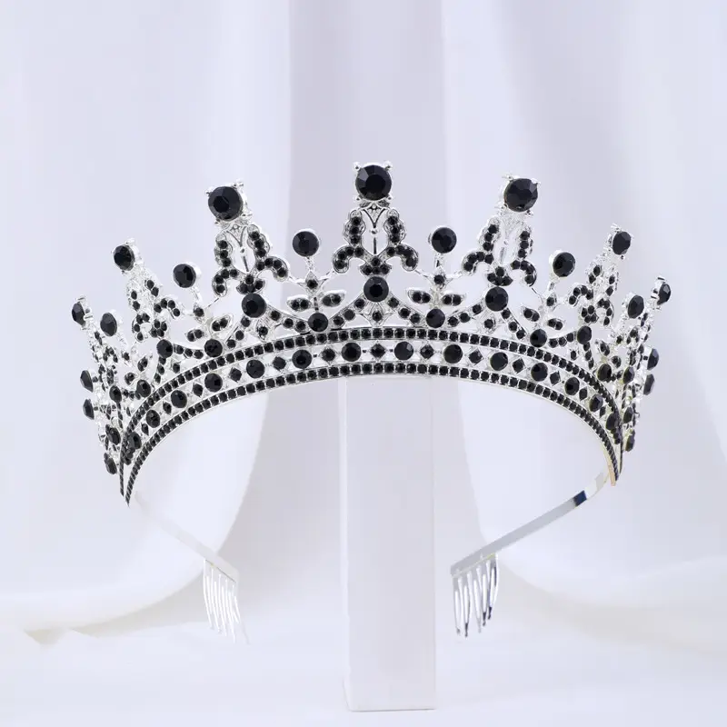 Full Diamond Crown Bride Headband for Wedding Party — feature 16