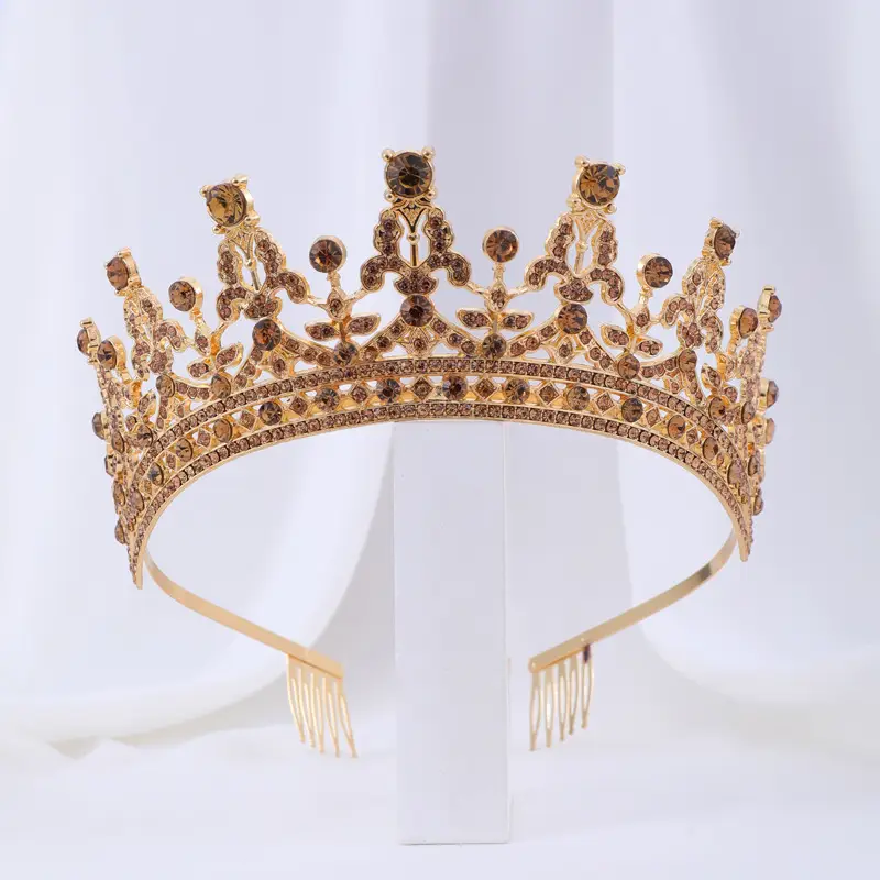Full Diamond Crown Bride Headband for Wedding Party — feature 18