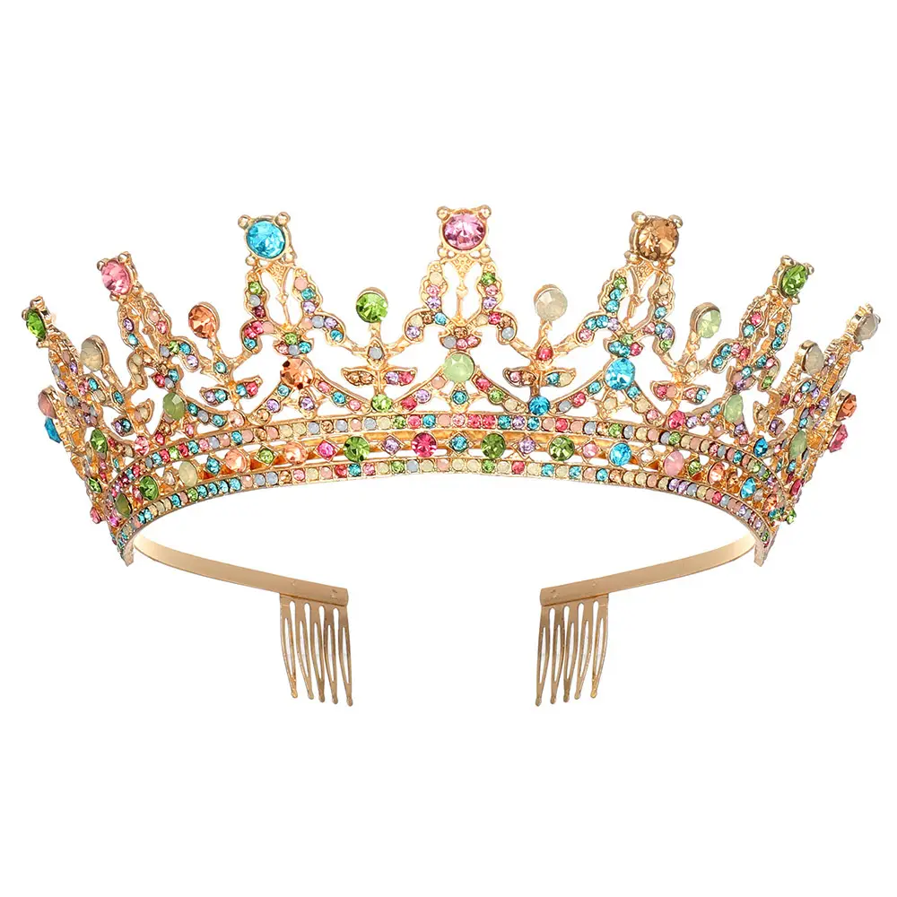 Full Diamond Crown Bride Headband for Wedding Party — feature 13
