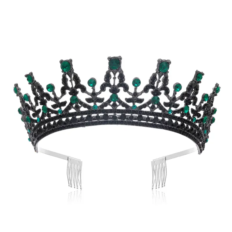 Full Diamond Crown Bride Headband for Wedding Party - Image 15