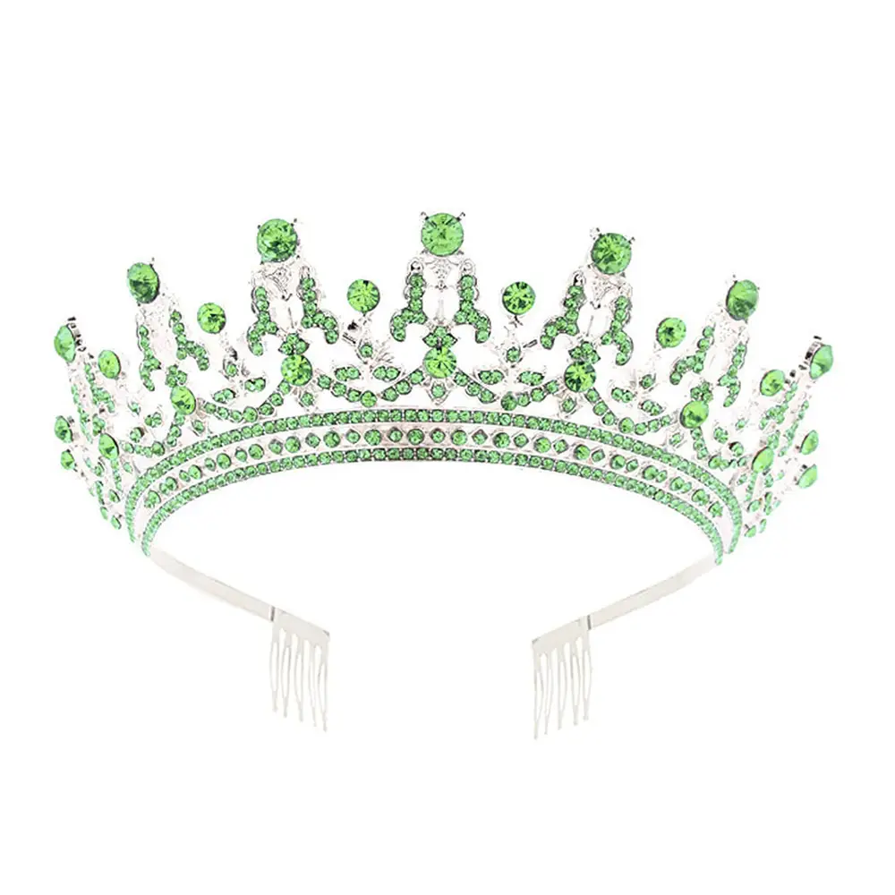 Full Diamond Crown Bride Headband for Wedding Party - Image 24