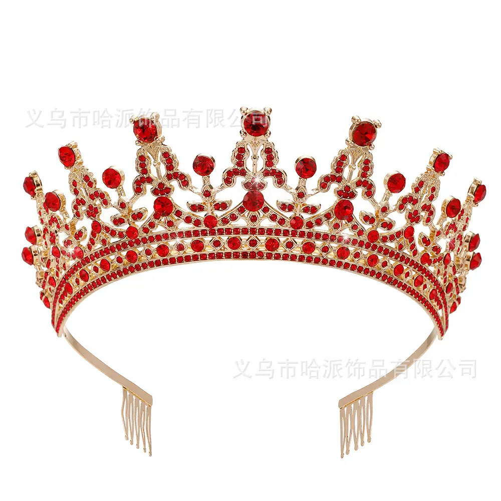 Full Diamond Crown Bride Headband for Wedding Party - Image 6