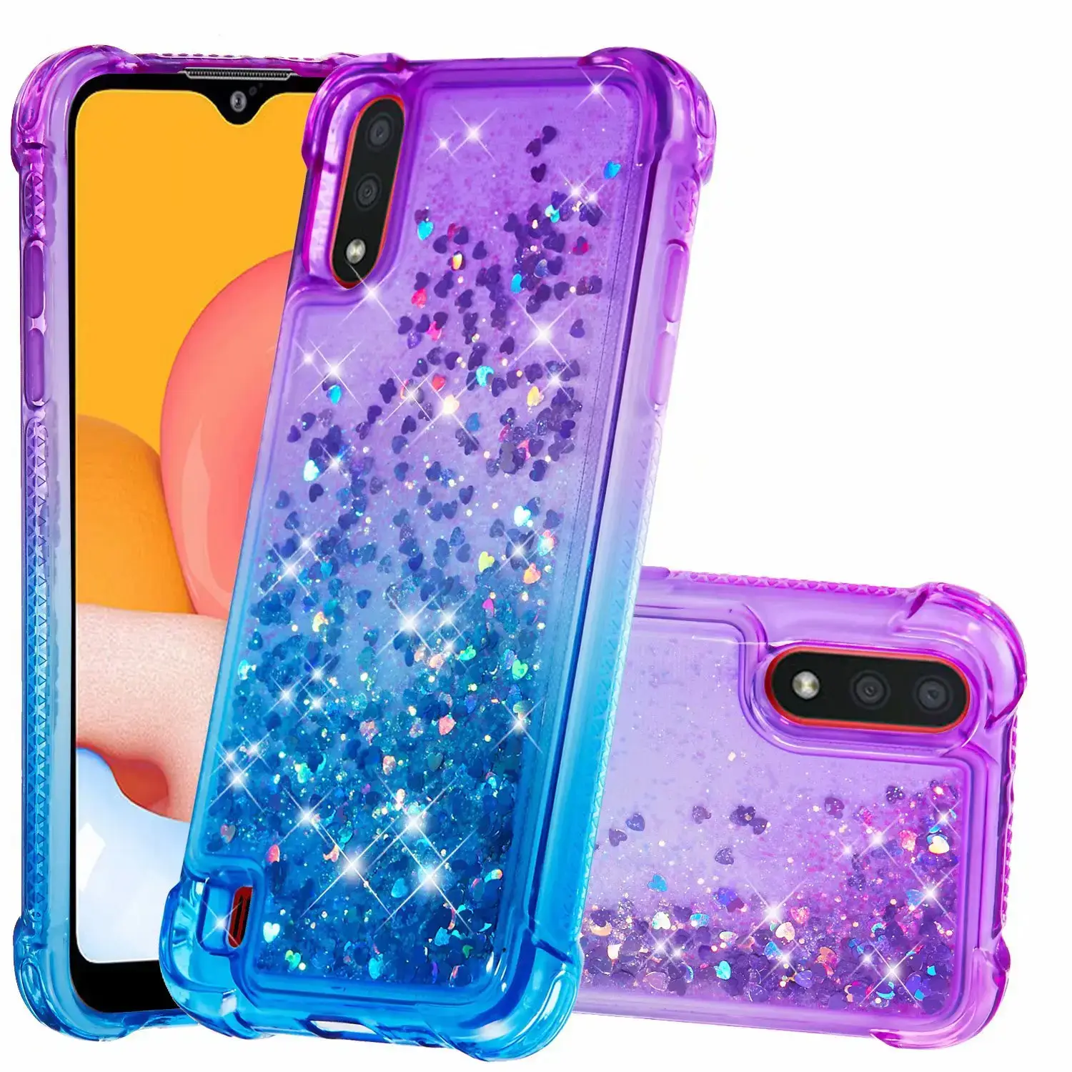 Gradient Glitter Mobile Cover for Samsung A01 A21 A51 A71 A41
