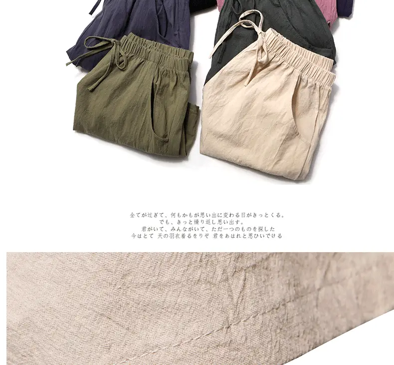 Black Cotton Drawstring Shorts for Women High Waist — feature 13