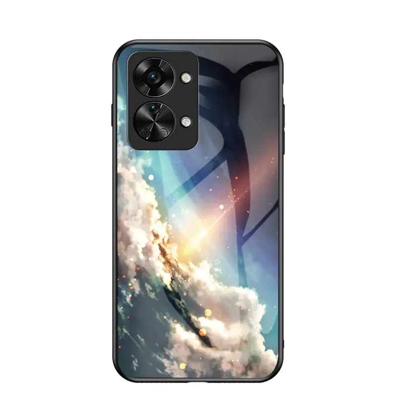 Starry Sky Painted Glass Mobile Phone Case 1 Plus 13R
