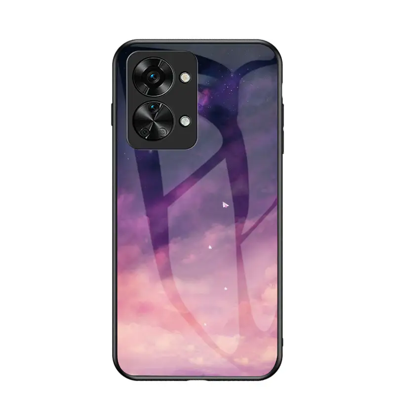 Starry Sky Painted Glass Mobile Phone Case 1 Plus 13R