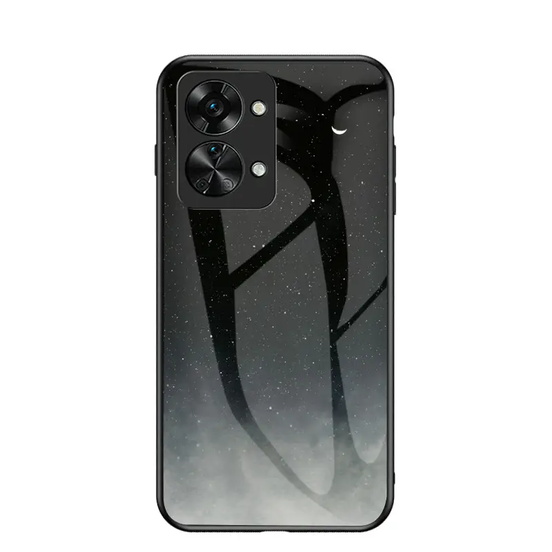 Starry Sky Painted Glass Mobile Phone Case 1 Plus 13R