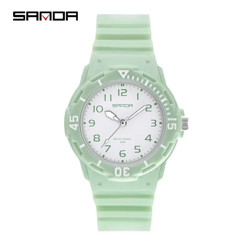 Sanda Quartz Watch for Men Women White Waterproof Sports - Image 7