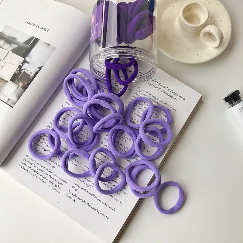 50 Pcs Colorful Hair Ties for Girls & Women - Image 5