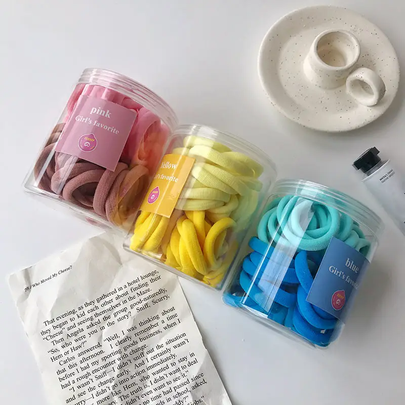 50 Pcs Colorful Hair Ties for Girls & Women - Image 7
