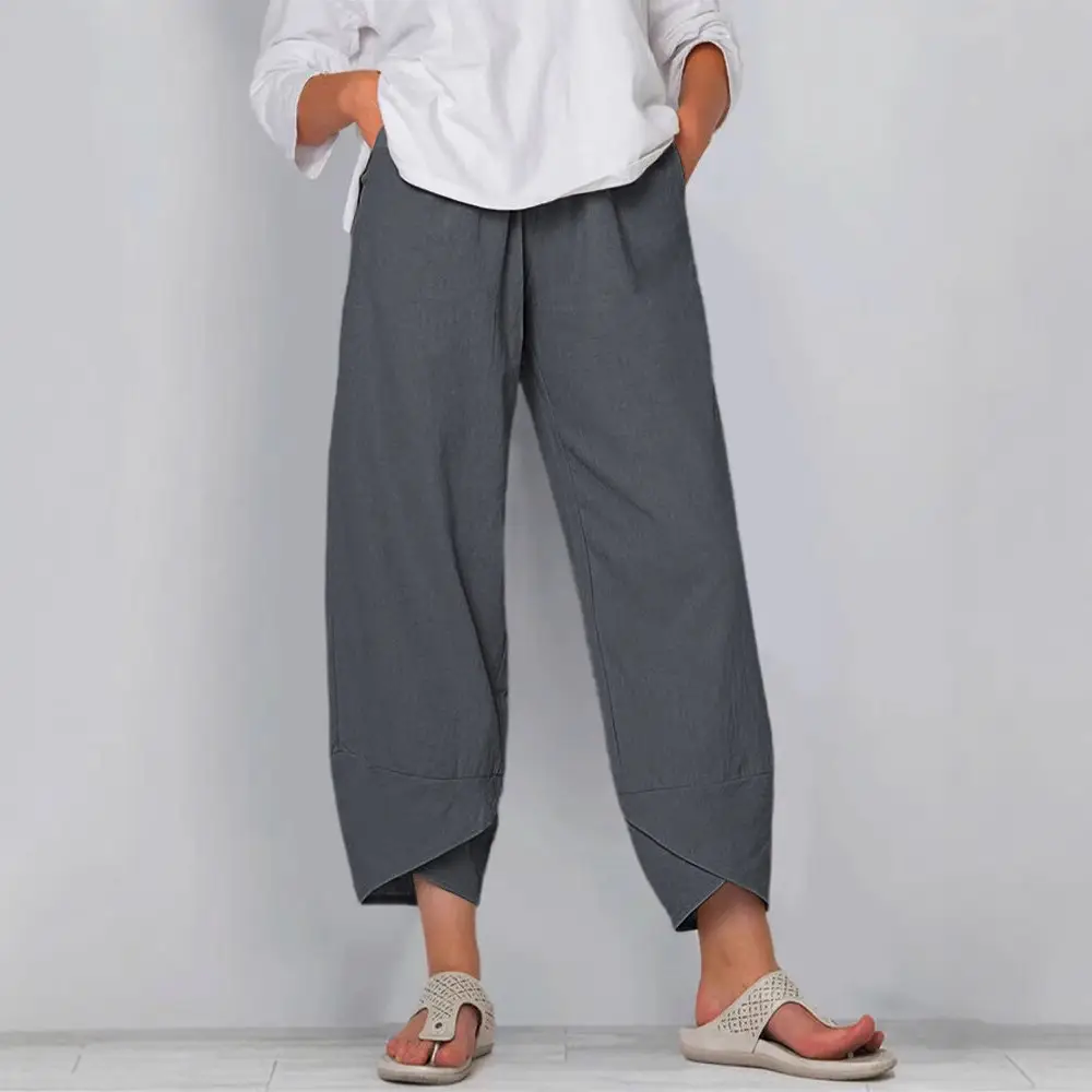 2023 AliExpress Solid Color Loose Straight Leg Pants - Image 11