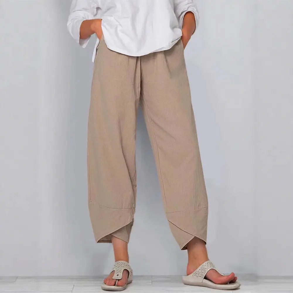 2023 AliExpress Solid Color Loose Straight Leg Pants - Image 12