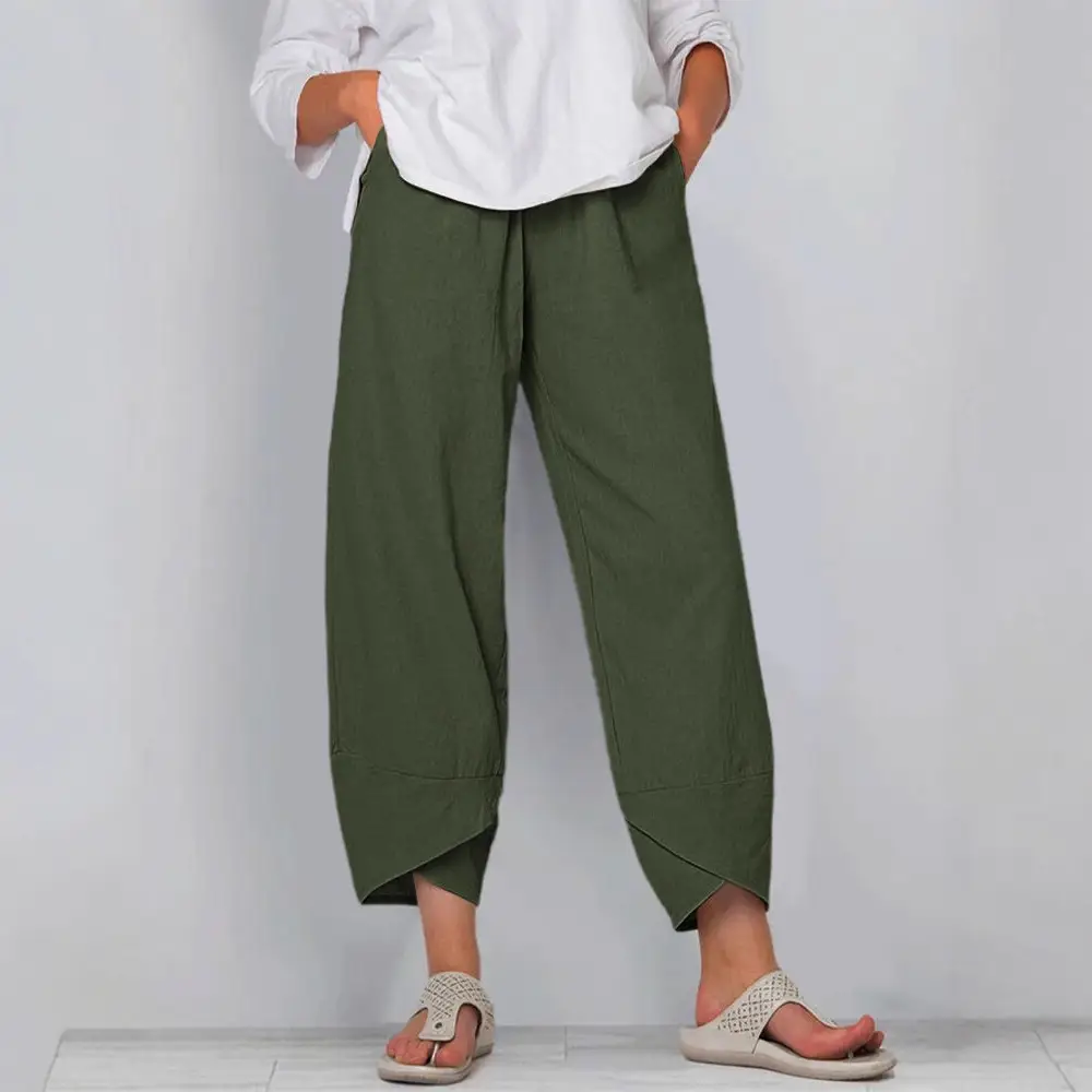 2023 AliExpress Solid Color Loose Straight Leg Pants - Image 13