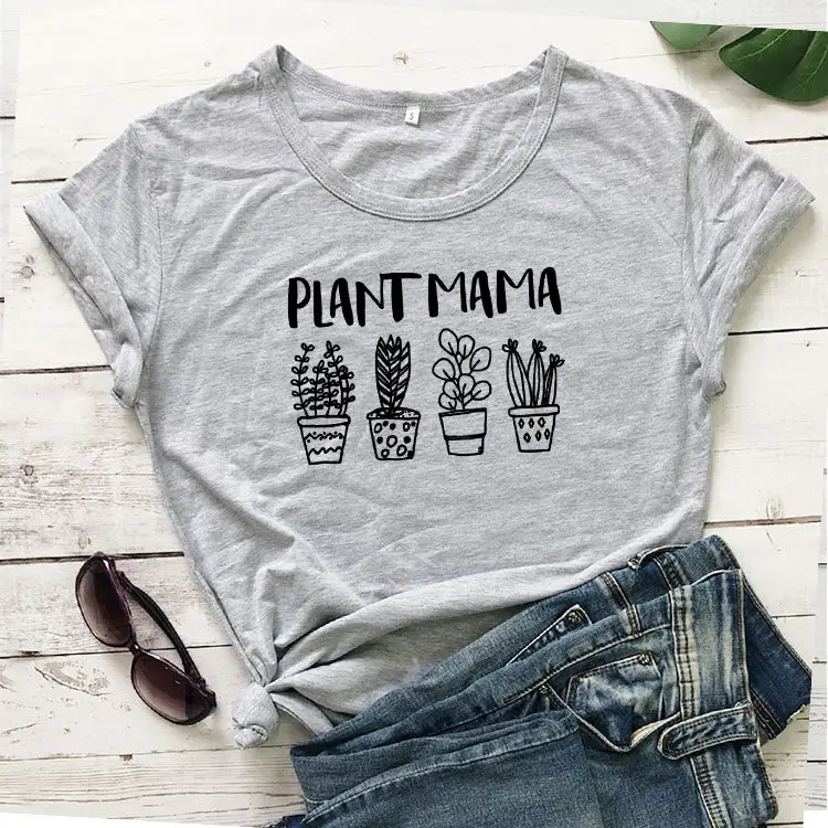 Plant Mama Short Sleeve T-Shirt Green - Image 3