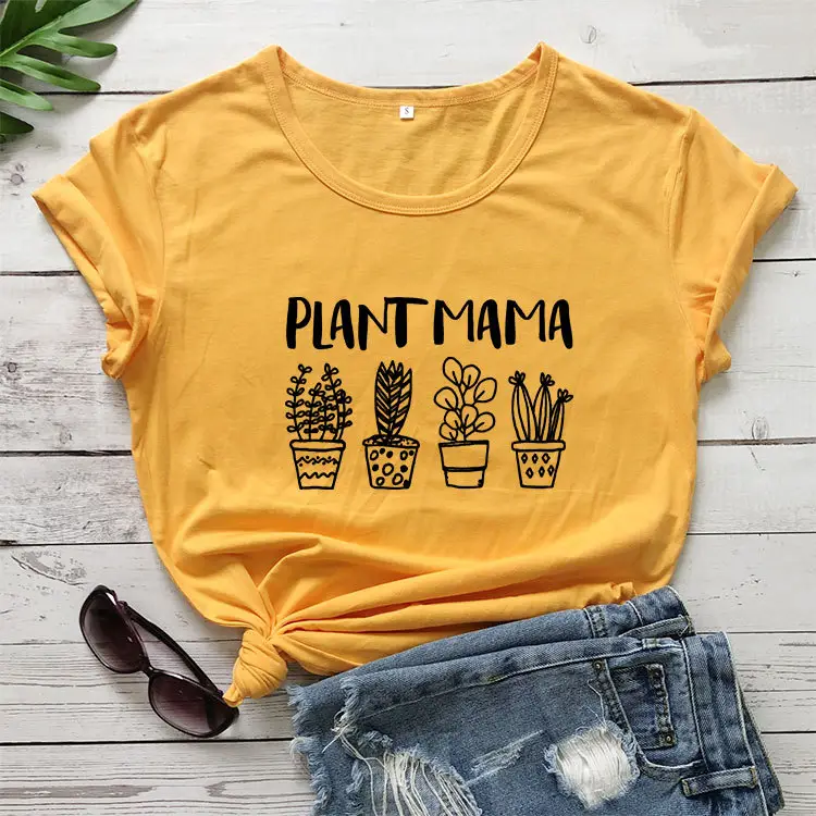 Plant Mama Short Sleeve T-Shirt Green - Image 5