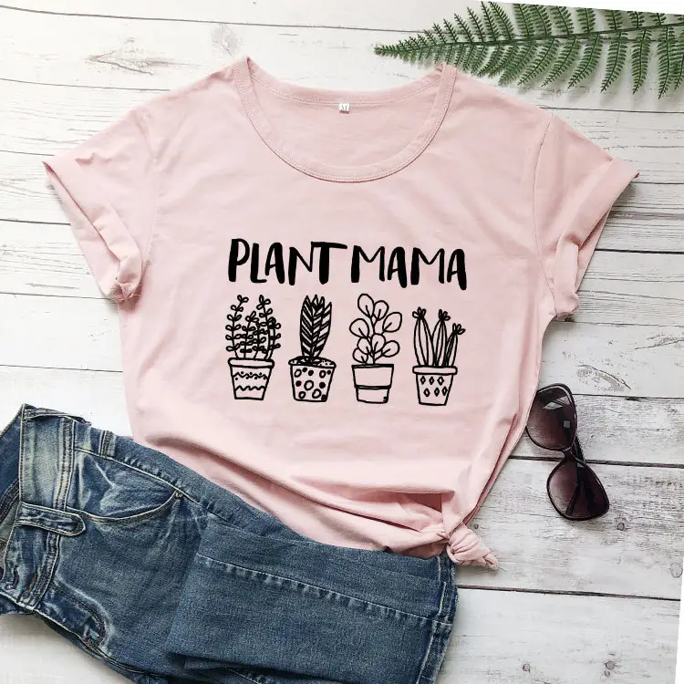 Plant Mama Short Sleeve T-Shirt Green - Image 8