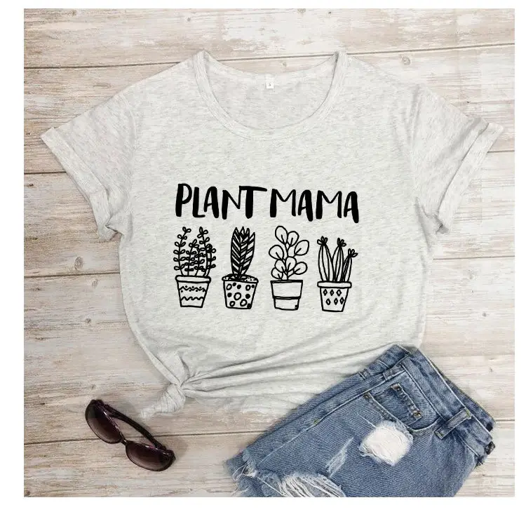 Plant Mama Short Sleeve T-Shirt Green - Image 9