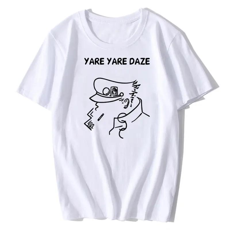 2020 Cross-Border New Jojo's T-Shirt Black Loose Sleeve - Image 4