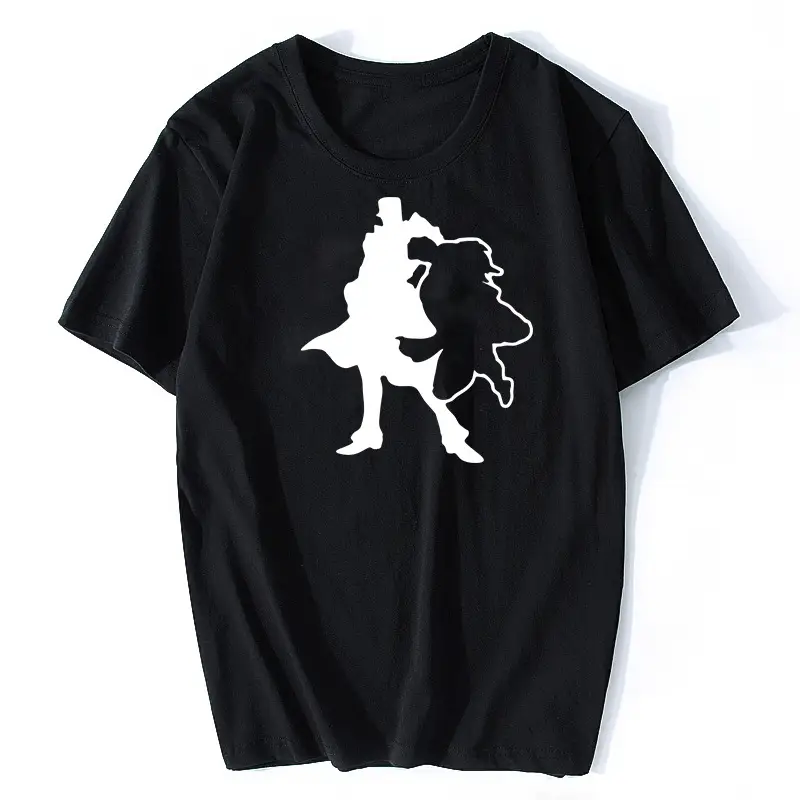 2020 Cross-Border New Jojo's T-Shirt Black Loose Sleeve - Image 5