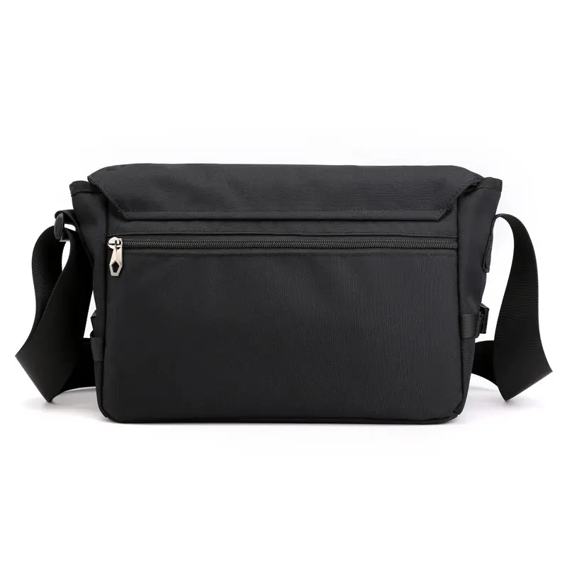 Men's Diagonal Shoulder Bag Waterproof Business Black - Image 6