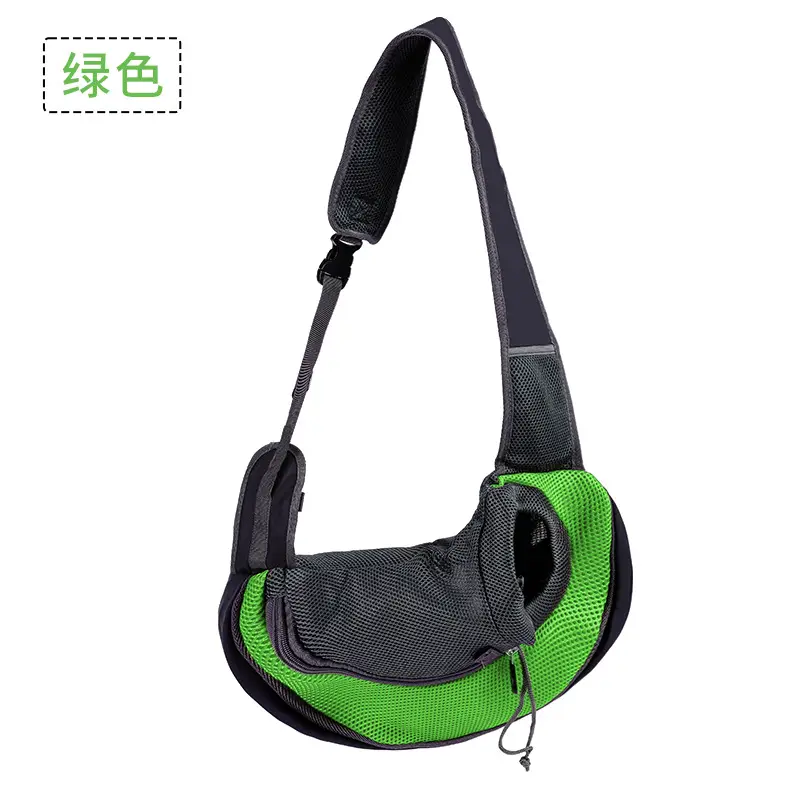 Pet Crossbody Bag Yellow Mesh Dog Backpack - Image 3