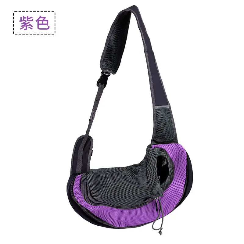 Pet Crossbody Bag Yellow Mesh Dog Backpack - Image 7