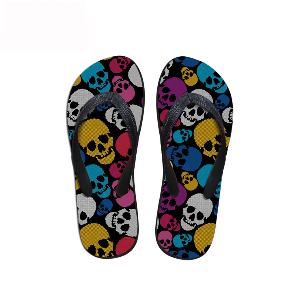 2020 Summer Rubber Flip Flops Women Casual Beach Slippers