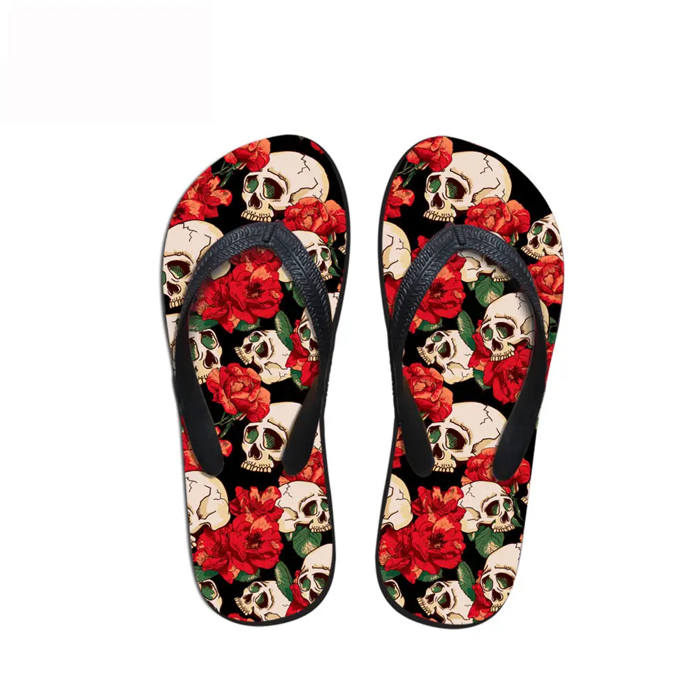 2020 Summer Rubber Flip Flops Women Casual Beach Slippers
