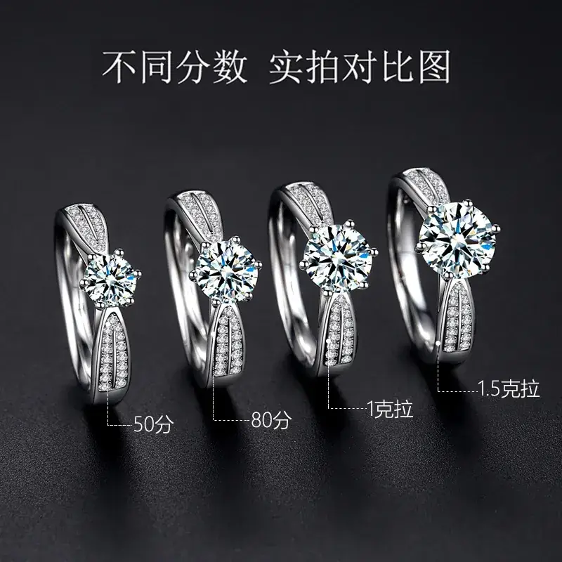 925 Silver Zircon Ring for Women - Image 5