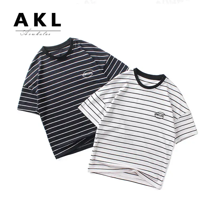 Kids Striped T-Shirt Boys Summer Wear