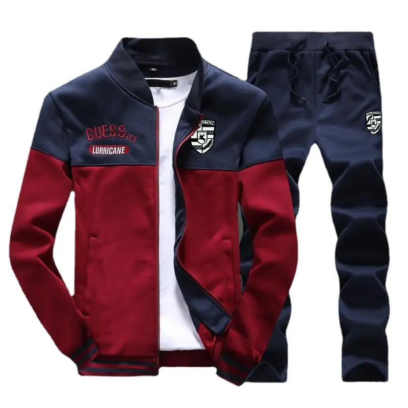 Men's 2025 Auto Sweatshirt Track Suit Red Black - Image 9