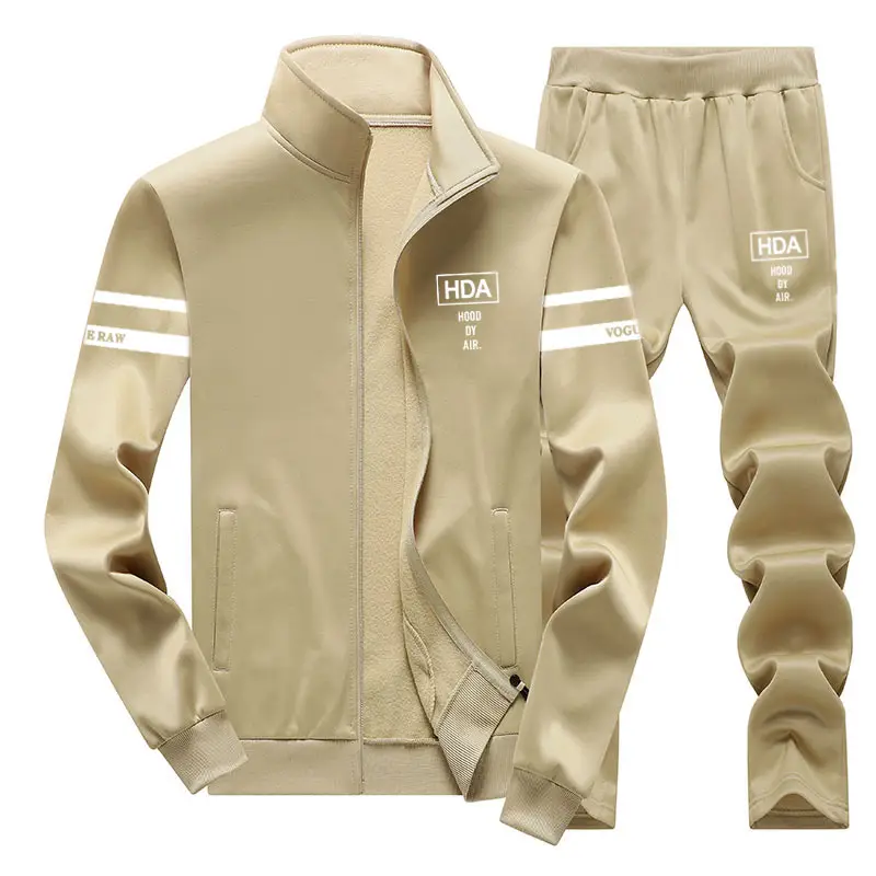 Men Black H2A Track Suit Sweatshirt Coat Top - Image 4