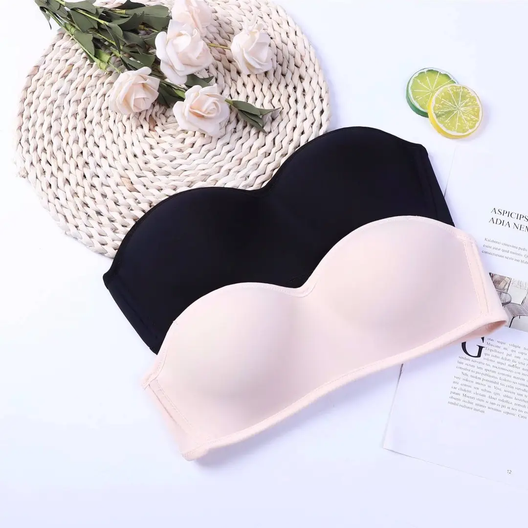Japanese-style Half-cup Invisible Rimless Tube-wrap Detachable Shoulder Strap Beautiful Back Sexy Push-up Bra Base Underwear