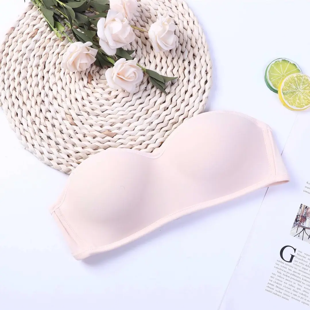 Japanese-style Half-cup Invisible Rimless Tube-wrap Detachable Shoulder Strap Beautiful Back Sexy Push-up Bra Base Underwear