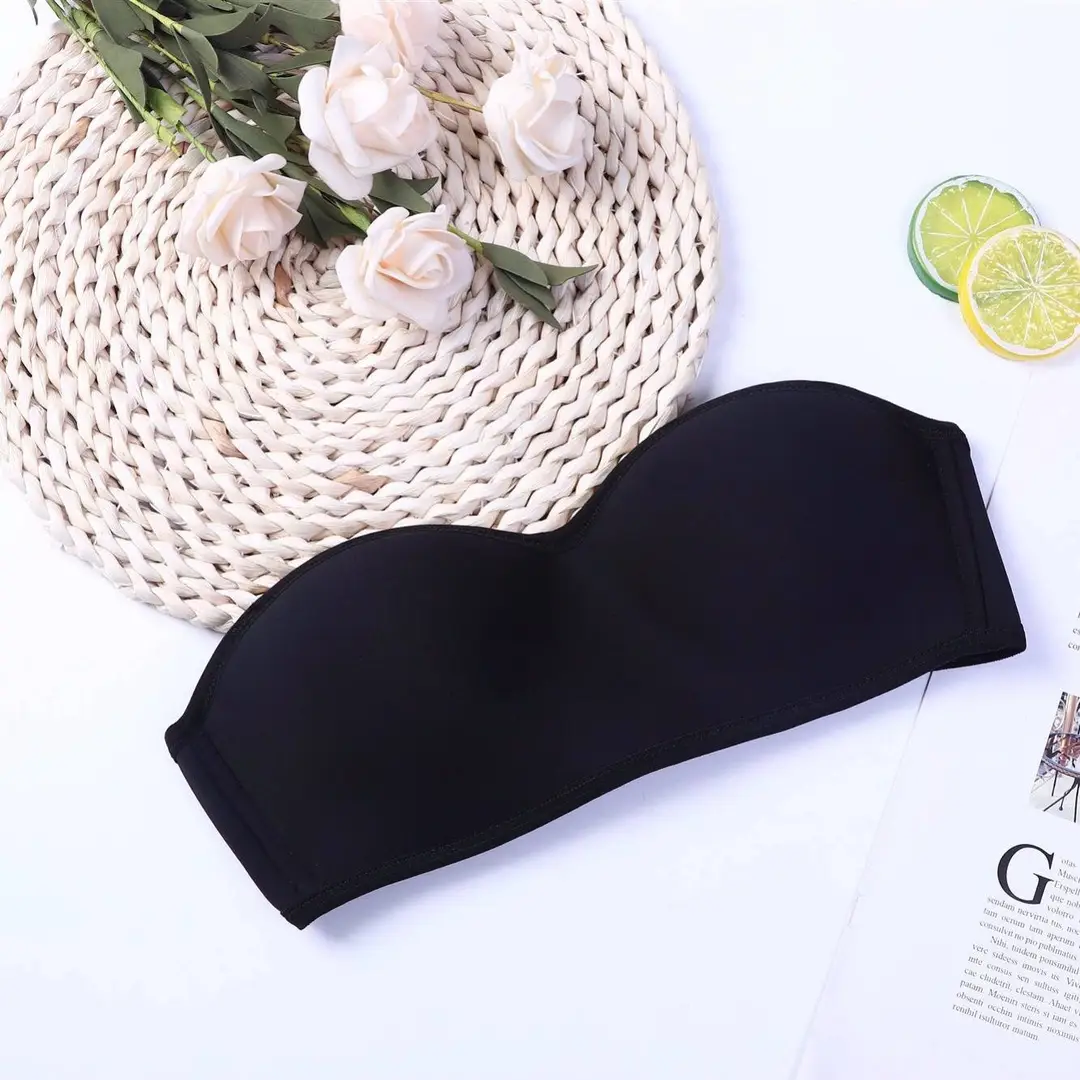 Japanese-style Half-cup Invisible Rimless Tube-wrap Detachable Shoulder Strap Beautiful Back Sexy Push-up Bra Base Underwear