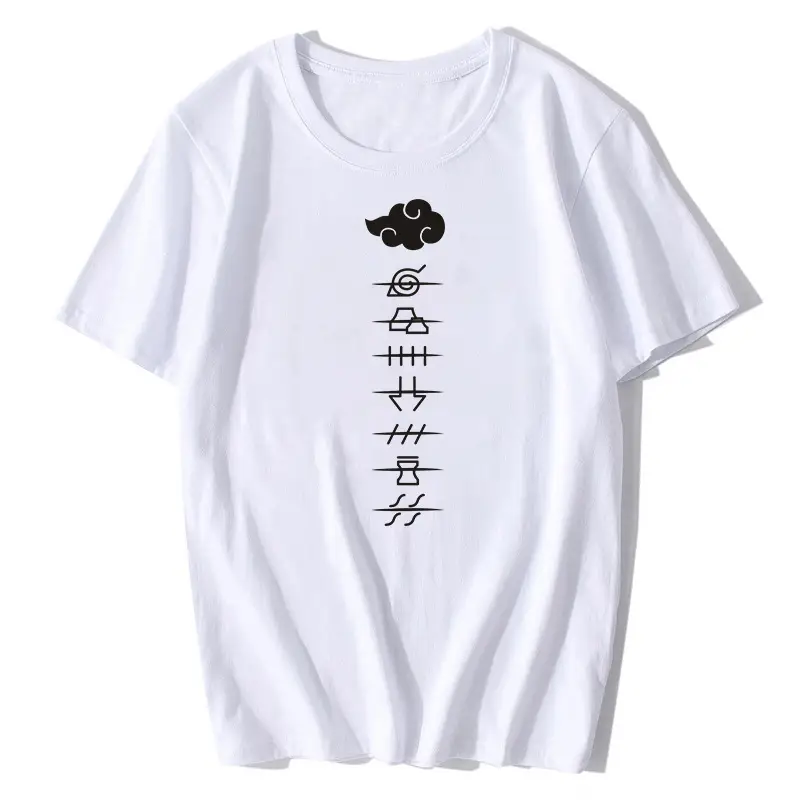 Naruto Xiao Organization T-Shirt White Short Sleeve - Image 2