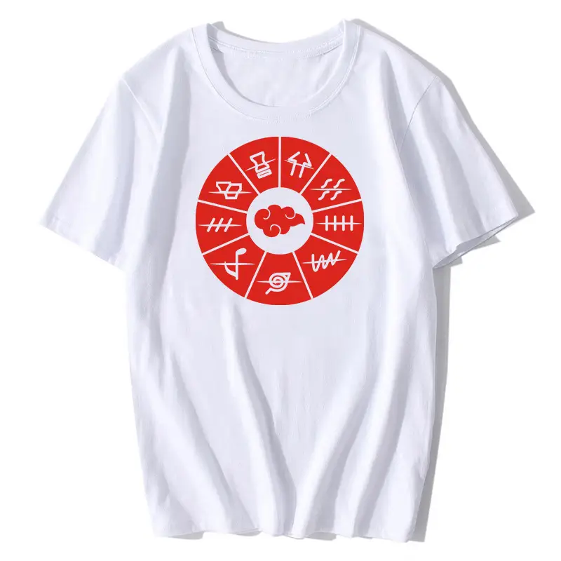 Naruto Xiao Organization T-Shirt White Short Sleeve - Image 4