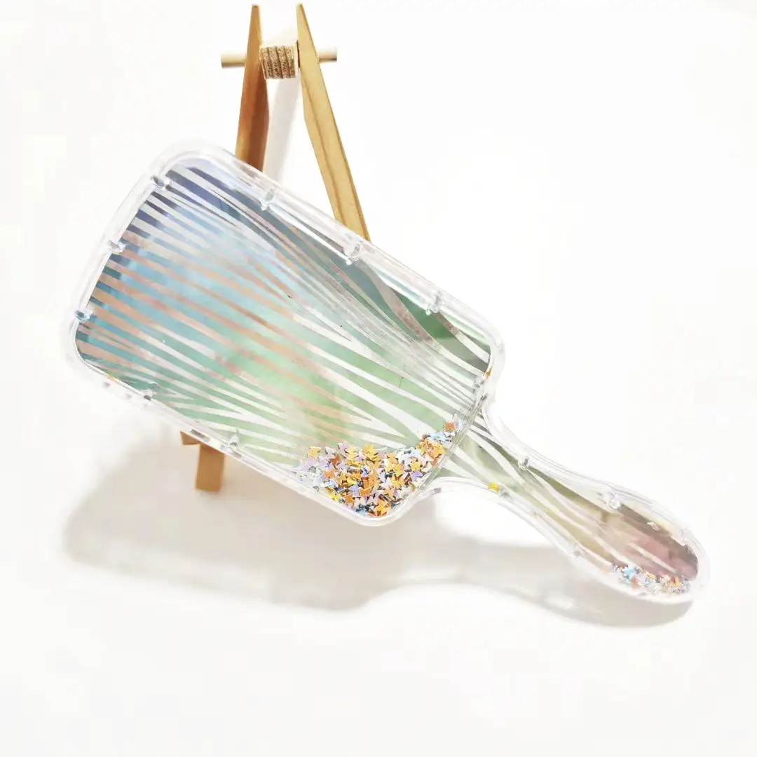 Cartoon Transparent Hair Comb with Anti-Knot Design - Image 11