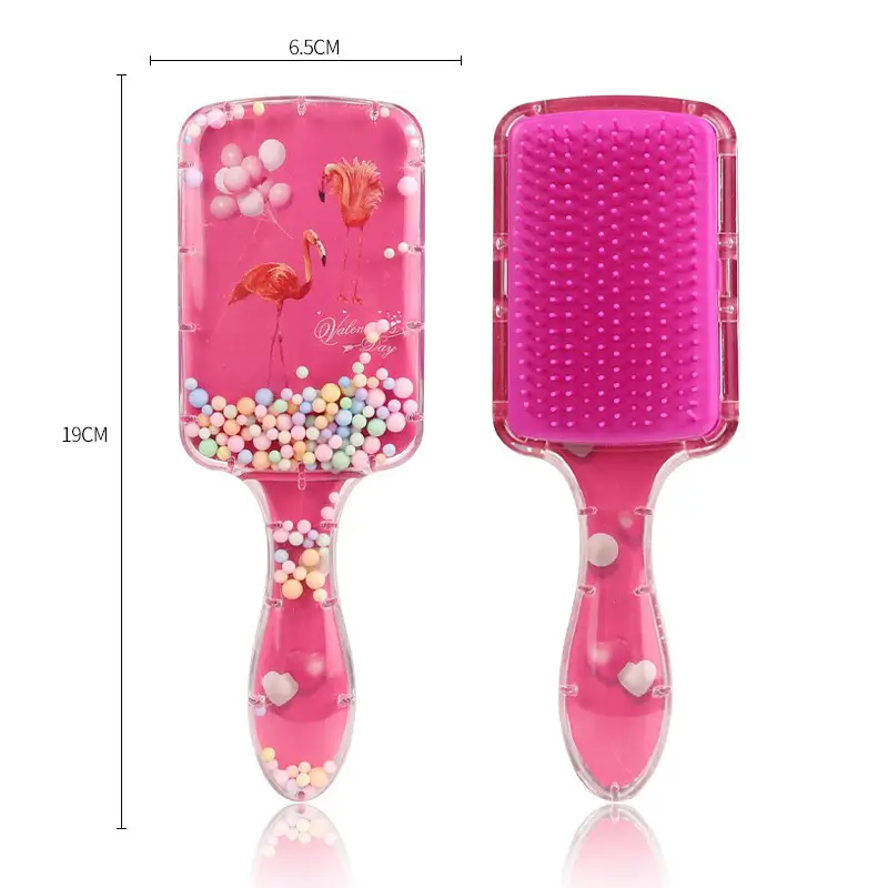 Cartoon Transparent Hair Comb with Anti-Knot Design - Image 19