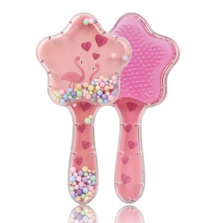 Cartoon Transparent Hair Comb with Anti-Knot Design - Image 49