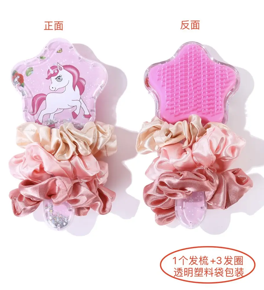 Cartoon Transparent Hair Comb with Anti-Knot Design - Image 6