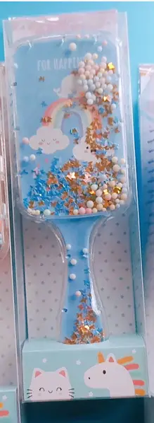 Cartoon Transparent Hair Comb with Anti-Knot Design - Image 7