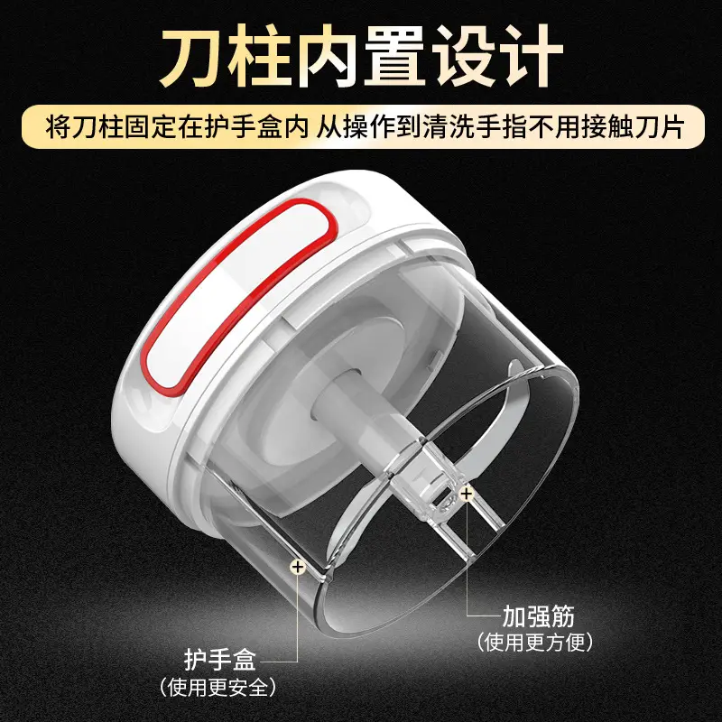 Green Garlic Grinder with 9.5cm Capacity - Image 8