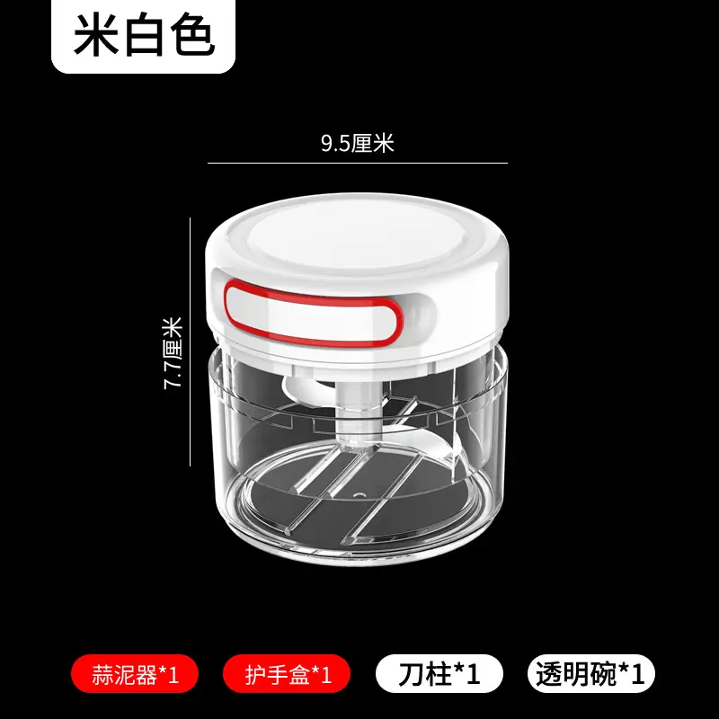 Green Garlic Grinder with 9.5cm Capacity - Image 3