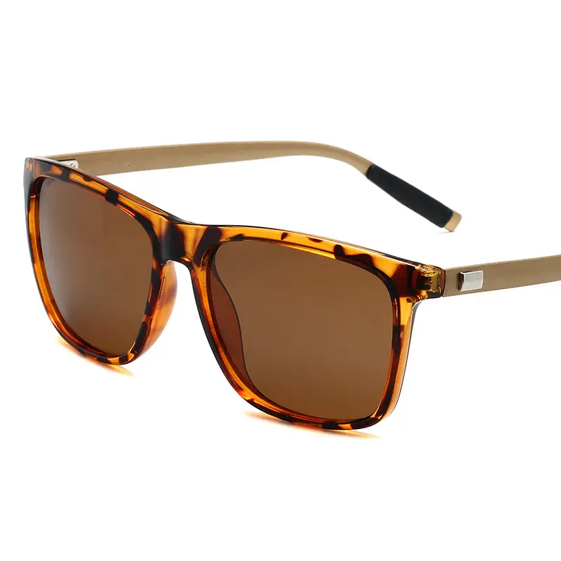 Leopard-print frame Golden leg tea piece